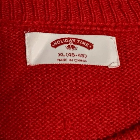 Ugly Christmas Sweater Santa Suit 6 Pack Beer Drink Holster Holder Men Women XL - Picture 8 of 8